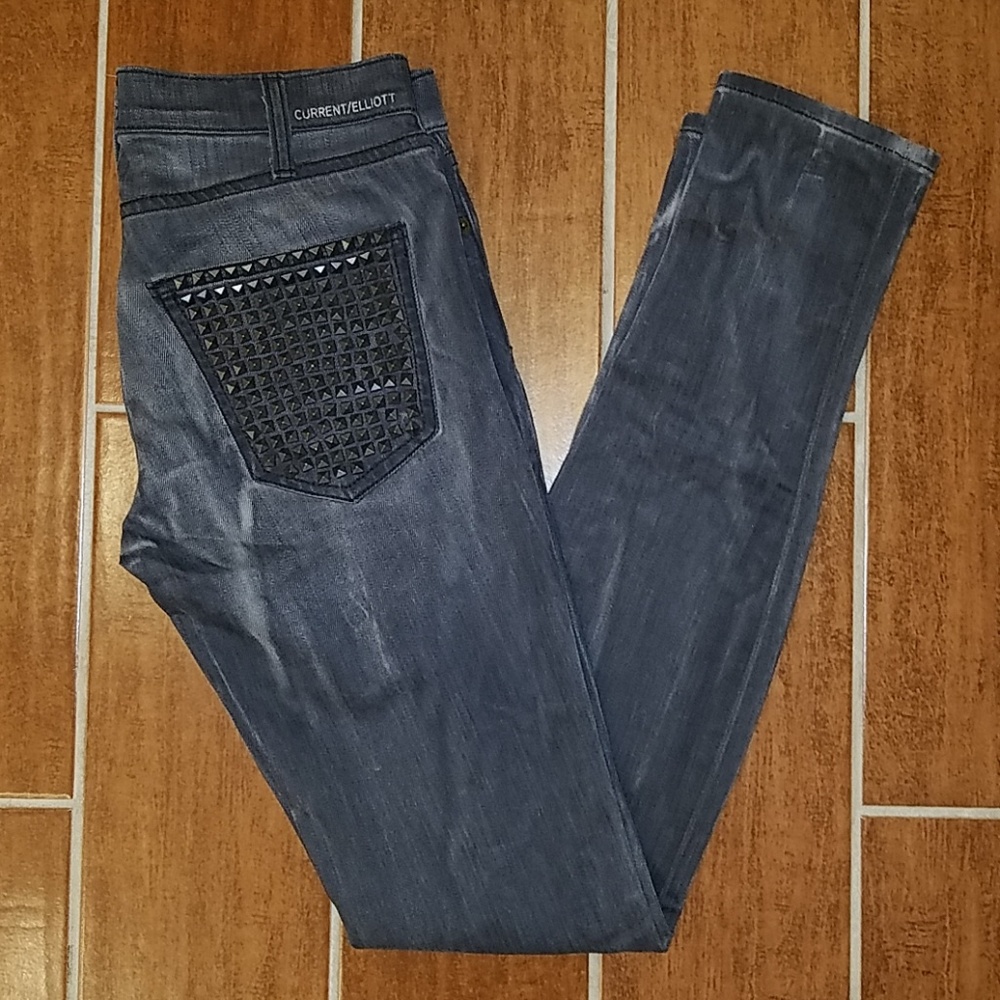 😍Current/Elliott Studs Jeans